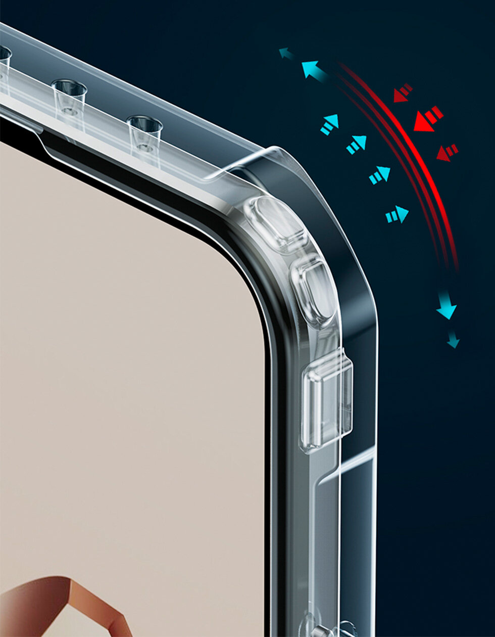 Чехол для Realme GT 7 Pro c MagSafe противоударный с усиленными углами XUNDD — фото 1