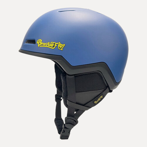 Изображение товара Шлем для сноуборда, горных лыж BroStuff peak matt blue black, размер M (55-58см)
