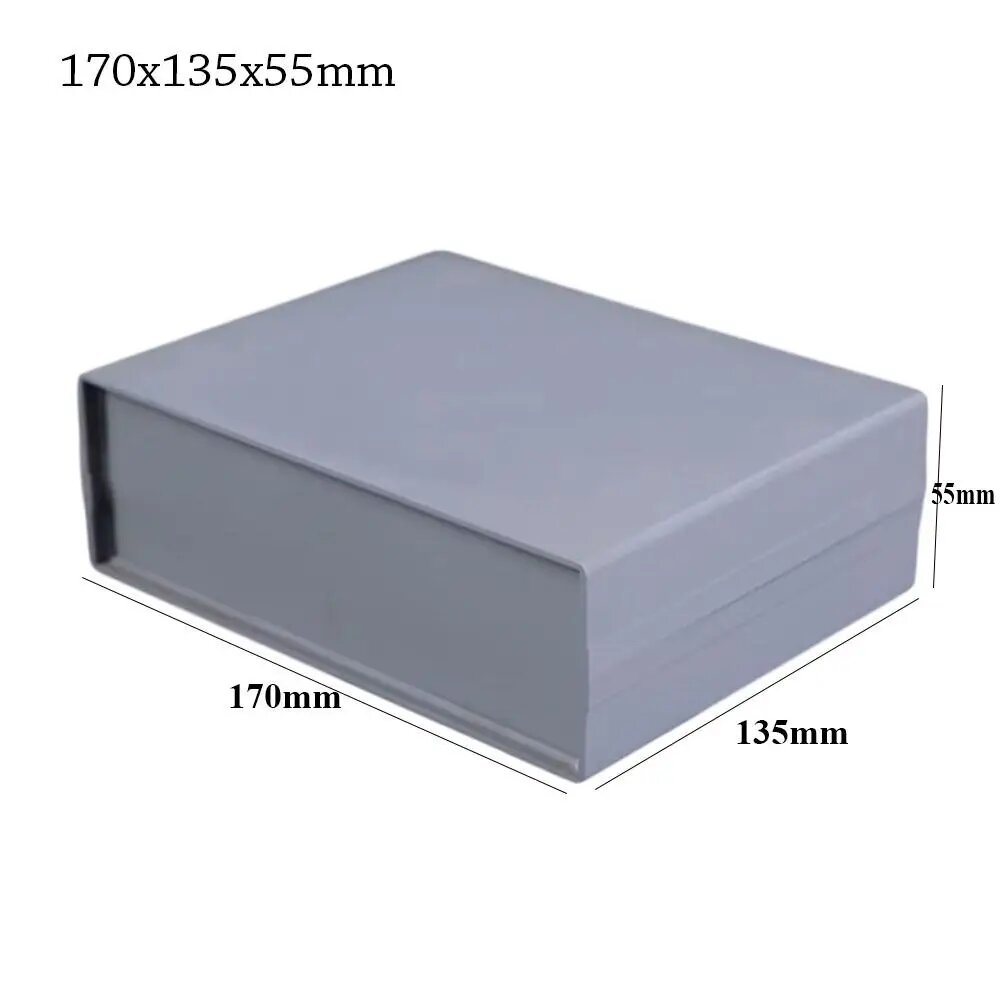 Пластиковый проекционный ящик для электроники 170x135x55mm