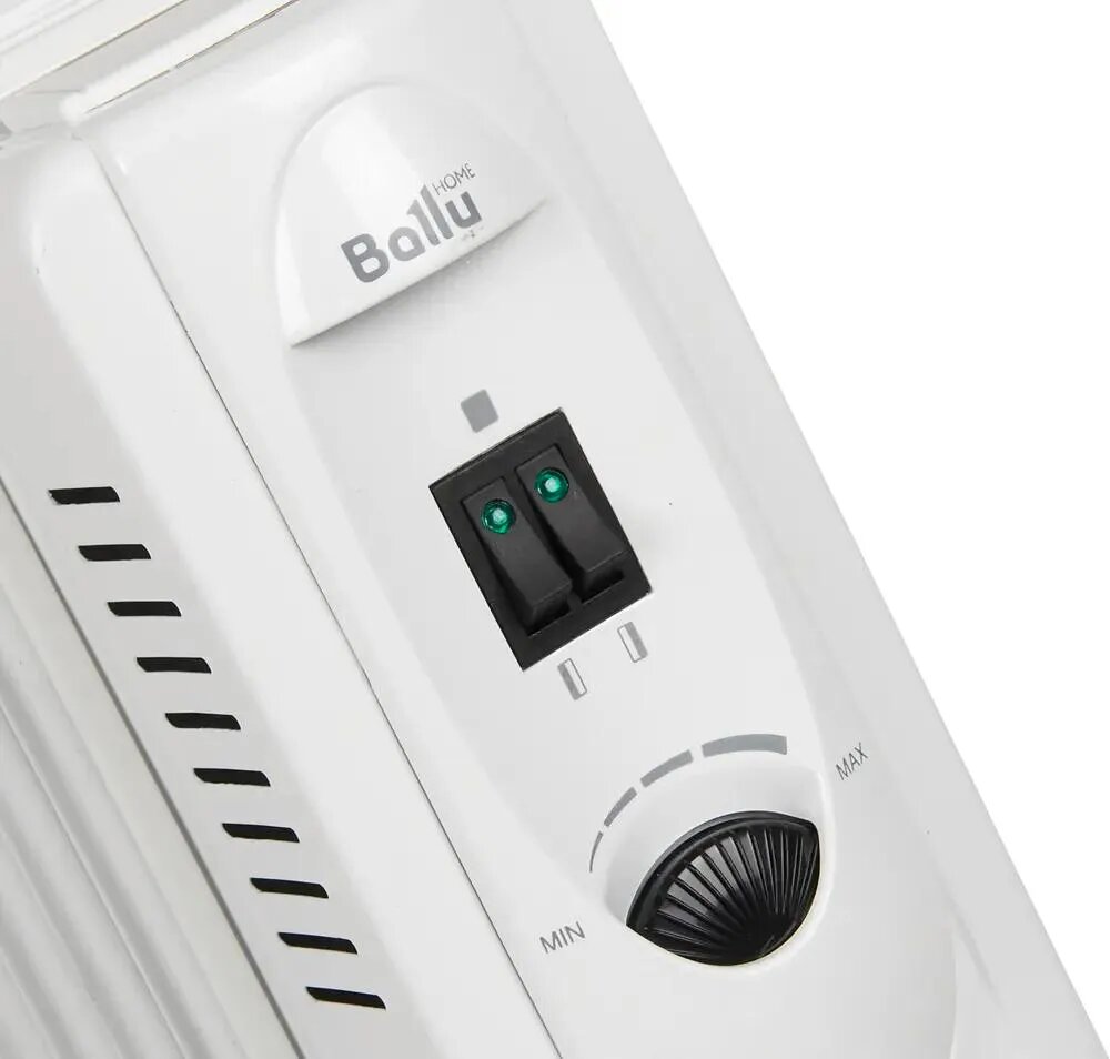 Масляные Радиаторы Масляный радиатор Ballu Comfort BOH/CM-07WDN, с терморегулятором, 1500Вт, 7 секций, 3 режима, белый
