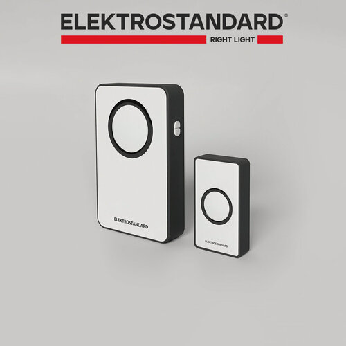 Изображение товара Звонок беспроводной 38M IP20 DBQ27M WL Elektrostandard Белый/Чёрный
