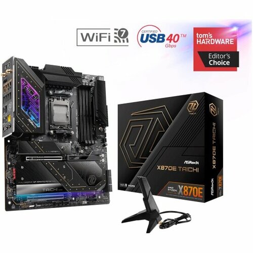 Материнская плата Asrock X870E TAICHI AM5 EATX 93750₽