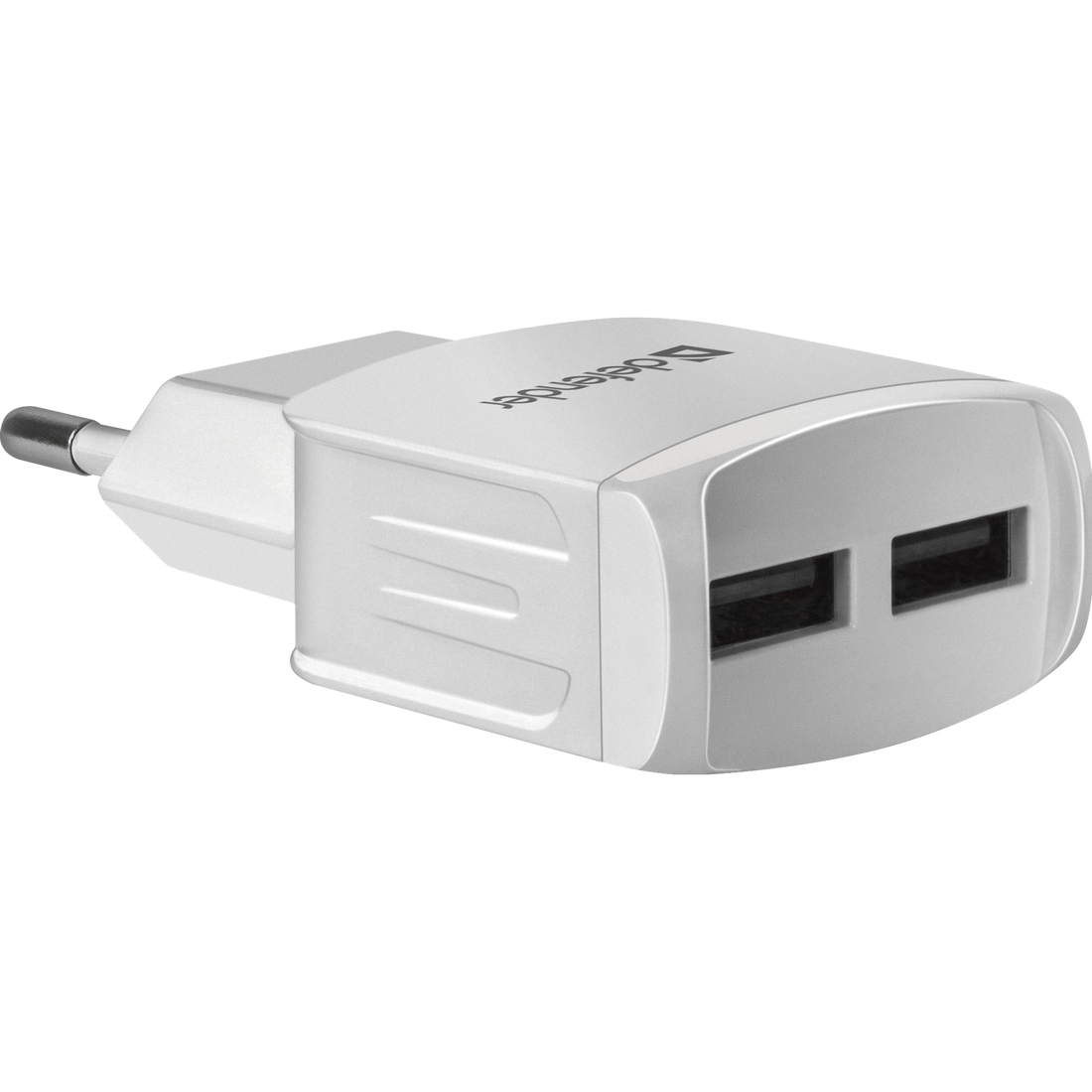 Зарядное устройство сетевое Defender EPA-13 белый 2xUSB 5V/2.1А пакет 83841