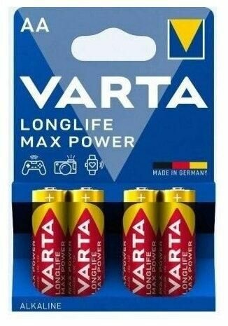 Батарейка Varta LR6/AA Longlife Max Power Alkaline BL4 , 4шт.
