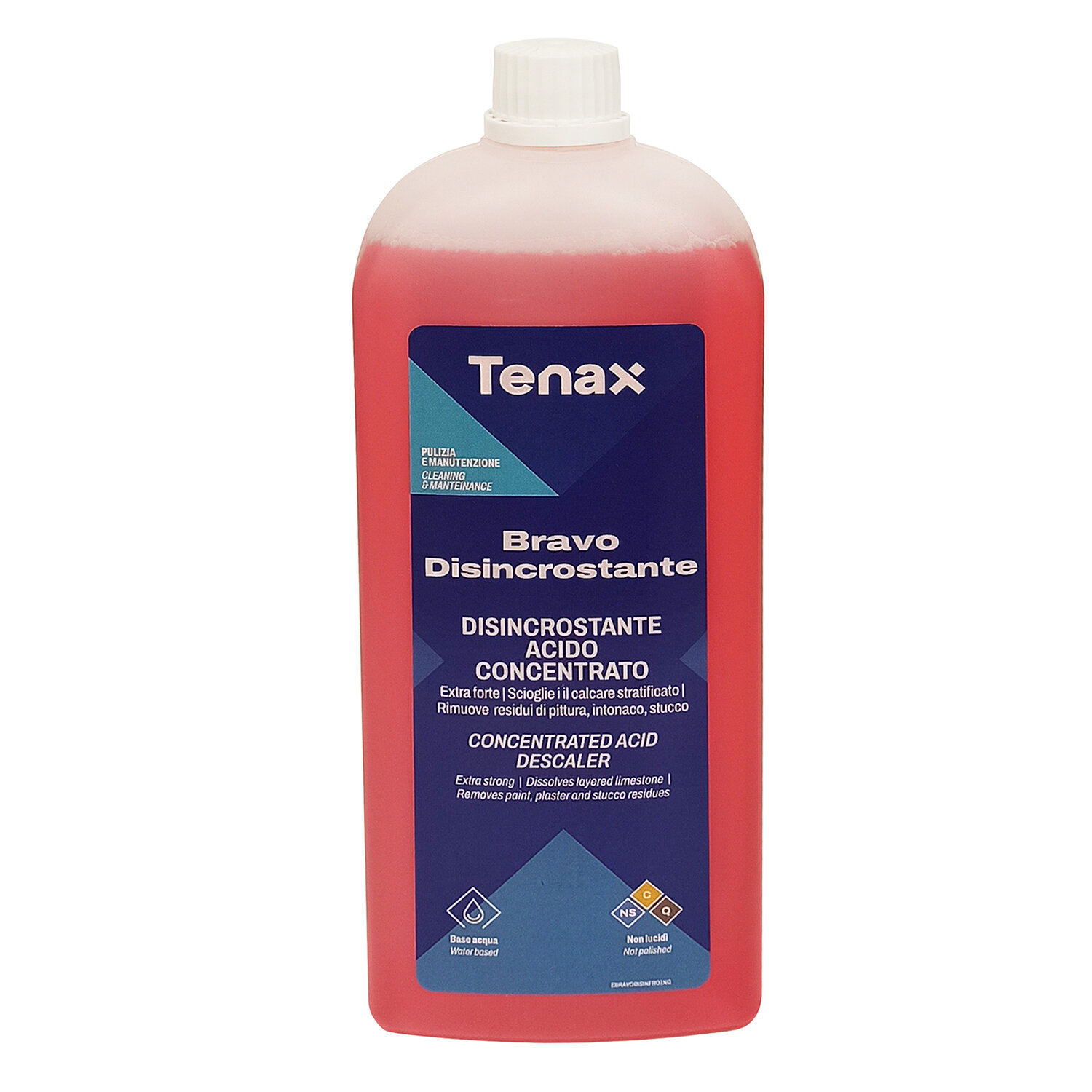 Очиститель для камня Tenax Bravo Disincrostante 1л кислотный концентрат