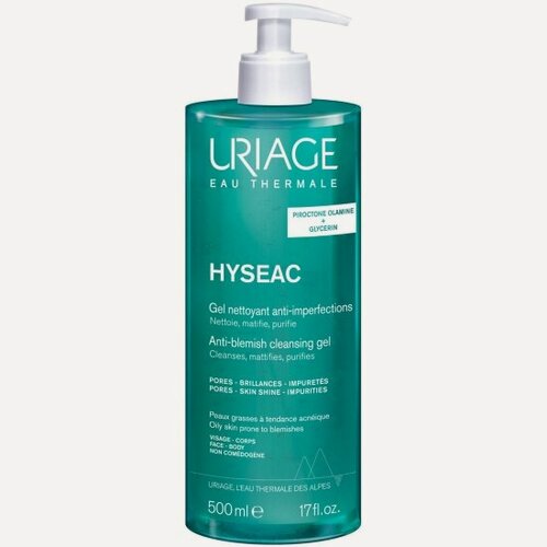 Изображение товара Гель для лица Uriage Hyseac против несовершенств кожи, 500 мл