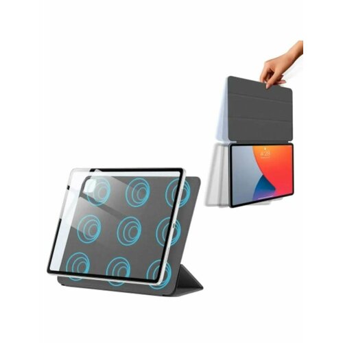 Чехол для iPad Pro M4 13 дюймов (2024), чехол-книжка Smart Folio для Apple, белый