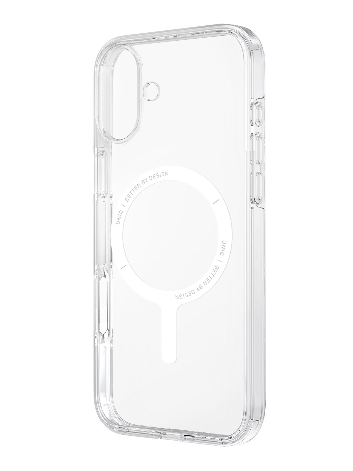 Uniq для iPhone 16 Plus чехол Clario Clear (MagSafe)