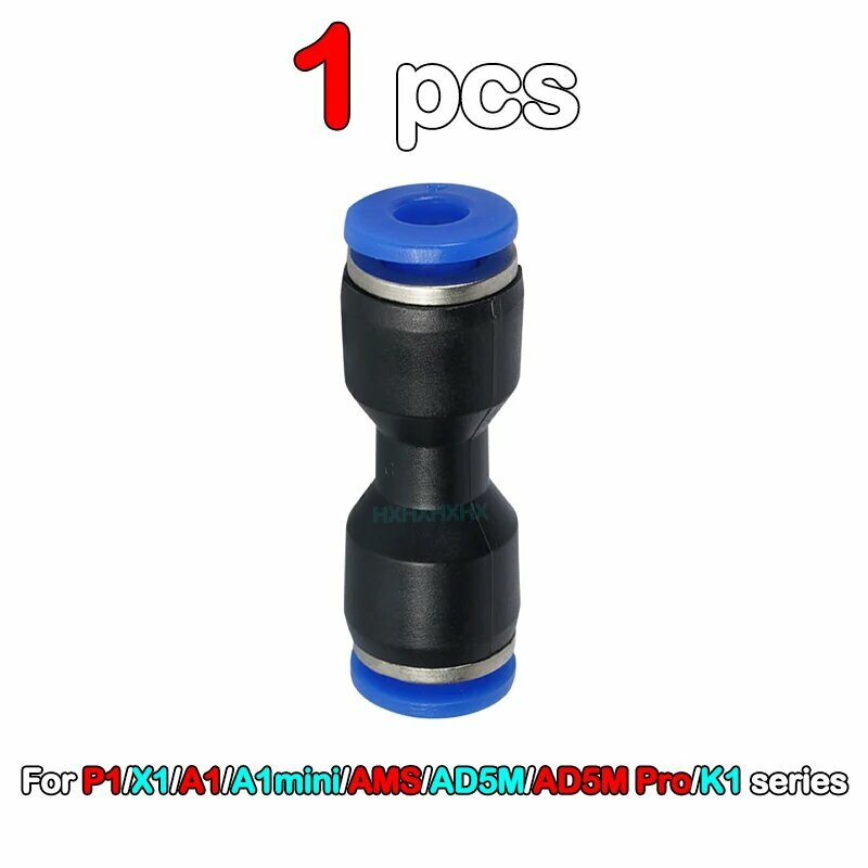 Пневматический коннектор для шланга PTFE, 1pcs-PU4