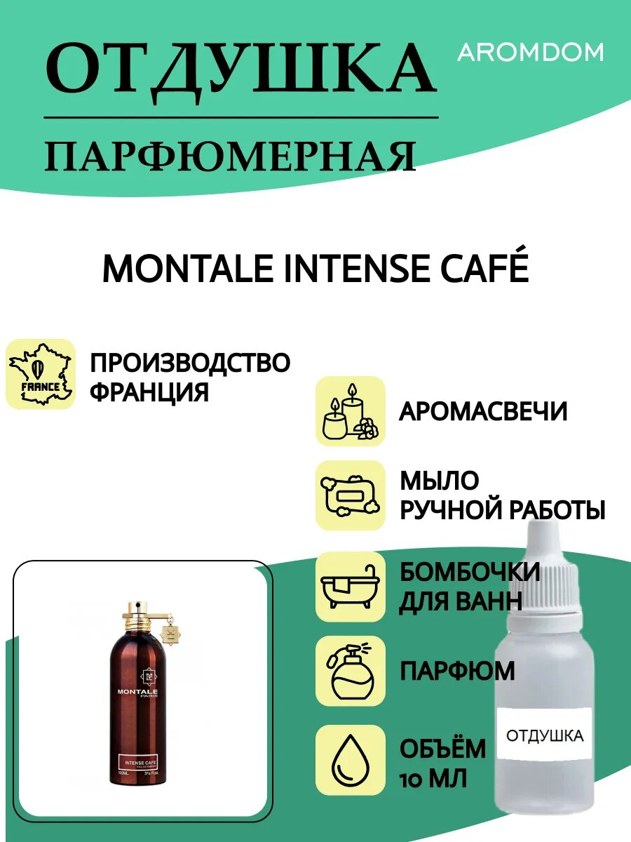 Отдушка для свечей, мыла и парфюма. Montale Intense Café