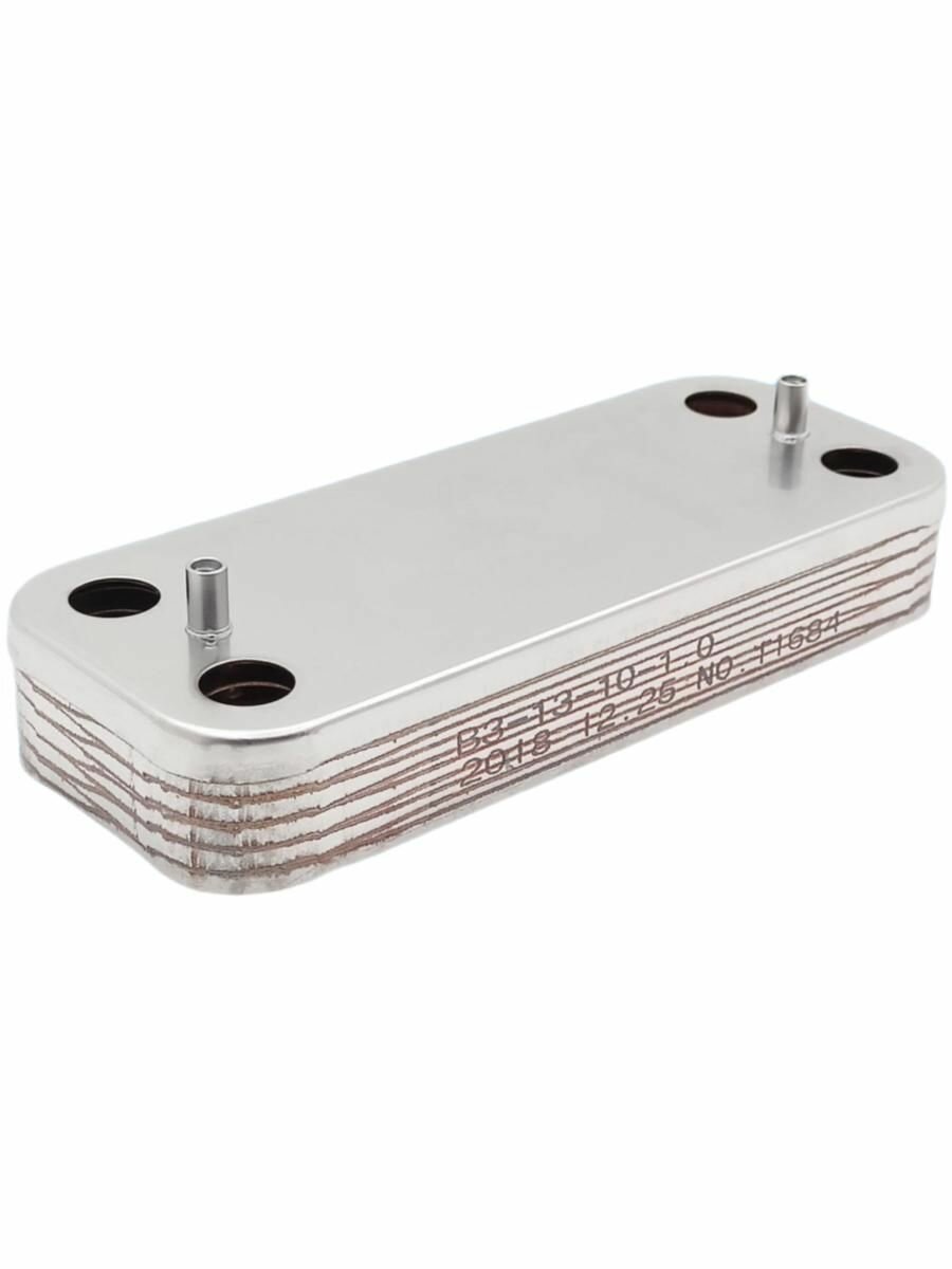Теплообменник ГВС 10 пластин для котла KOREASTAR Premium Atmo Turbo 90263930 90263940