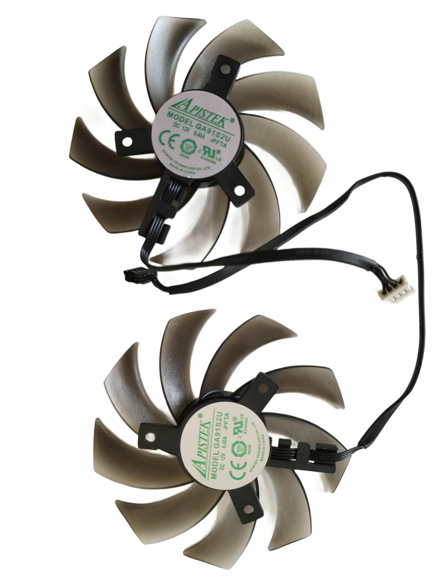 Кулеры для видеокарт Palit GamingPro (Dual) GTX 1660 Super; RTX 2060; 2070 Super. GA91S2U, 87мм, 2x4pin. — фото 1