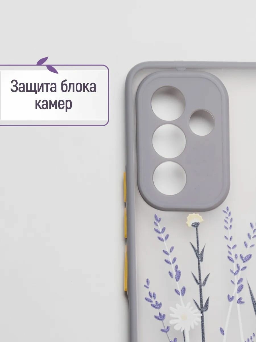 Чехол на samsung s22 силикон противоударный; защита камеры Брустанс — фото 1