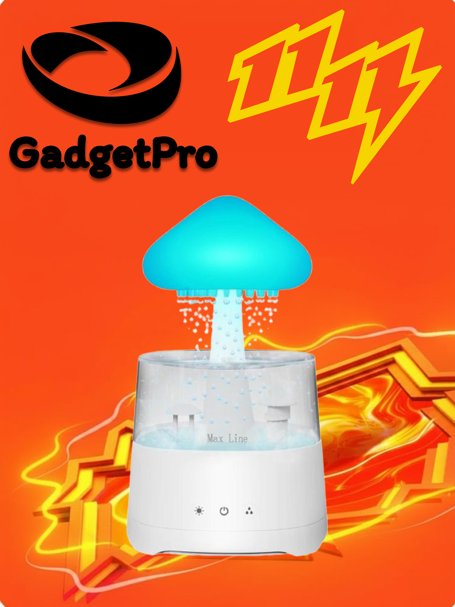 Увлажнитель воздуха Green Rain: ультразвуковой, для дома, с фильтром, тихий, белый