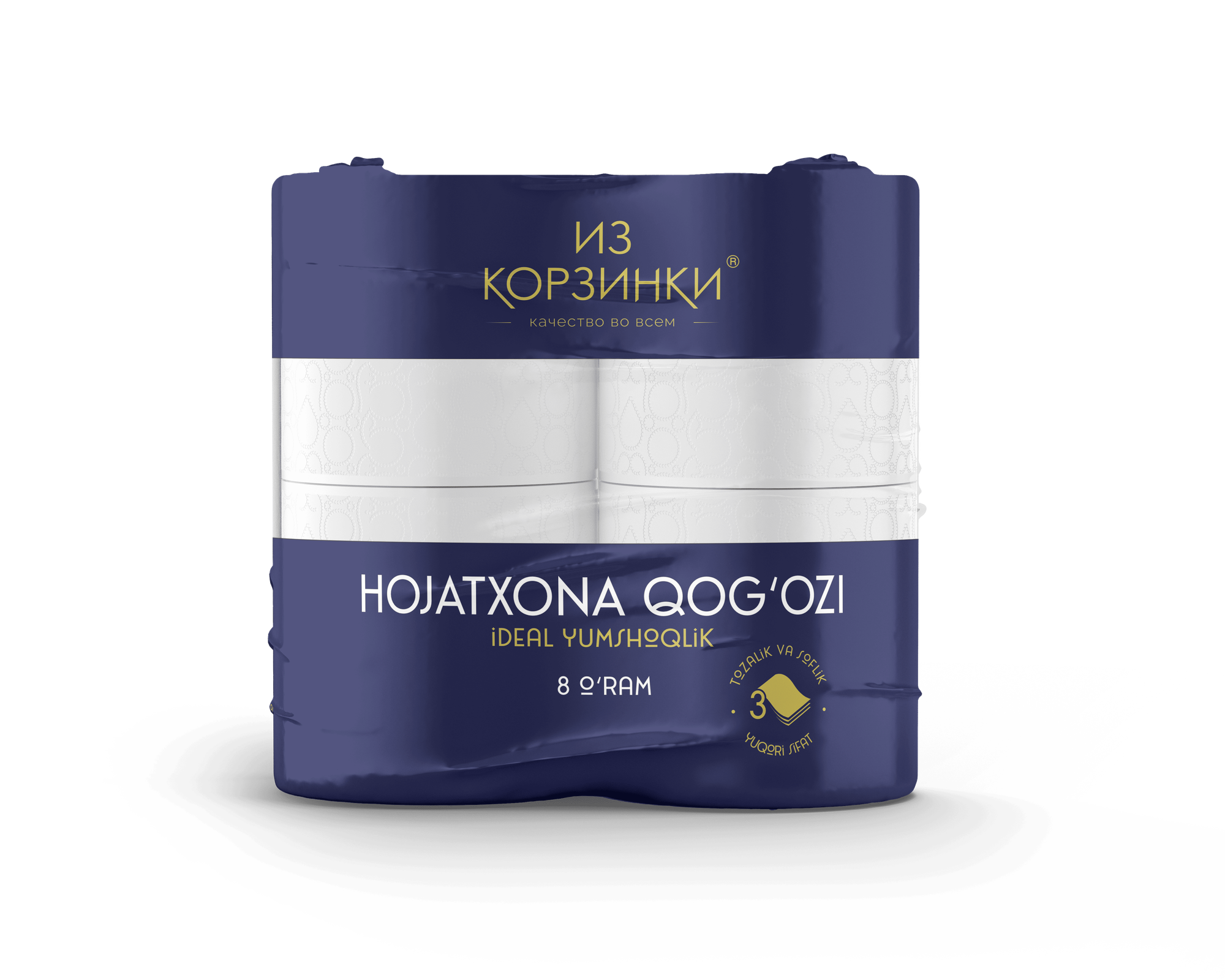 Туалетная бумага Iz Korzinki 8шт