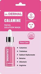 Dr.dermal FACIAL SOLUTION Маска для лица Calamine, с Каламином, 25 мл