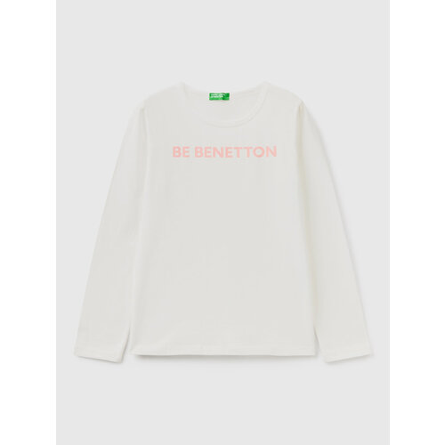 фото Лонгслив united colors of benetton, размер 168 (kl), белый
