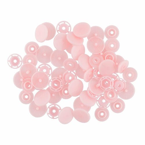 Кнопки пластиковые Micron POM-15 d 15 мм 15 шт 004 розовый 199₽