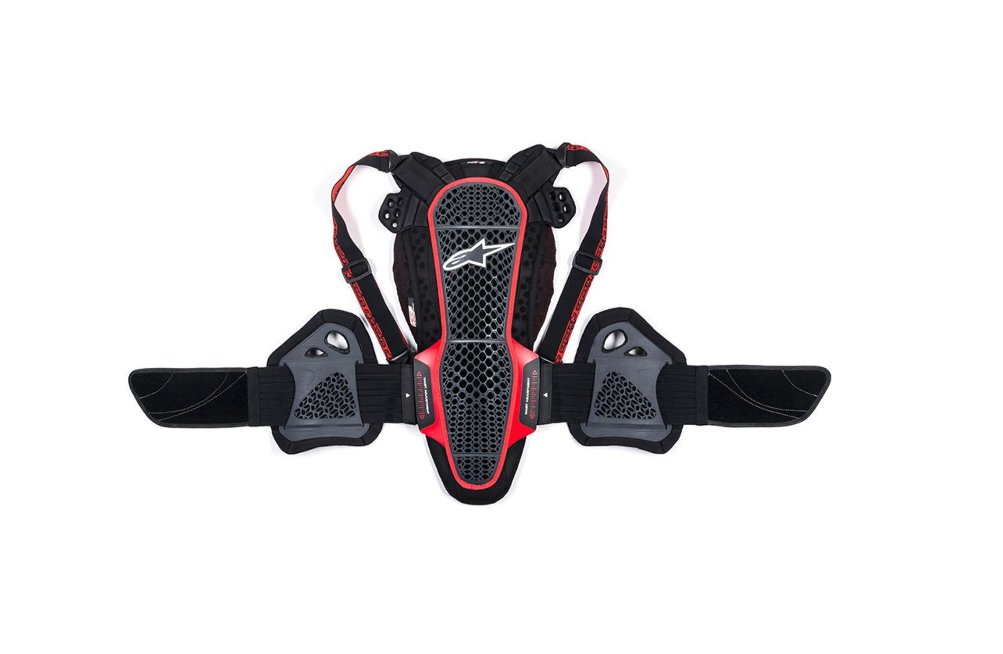 Мотозащита спины ALPINESTARS NUCLEON KR-3 (дымчато-черно-красный 013 S)