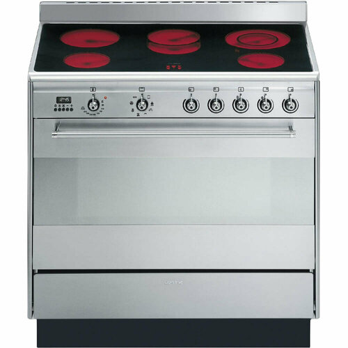 SMEG SUK91CMX9 Отдельностоящий варочный центр, 90х60 см