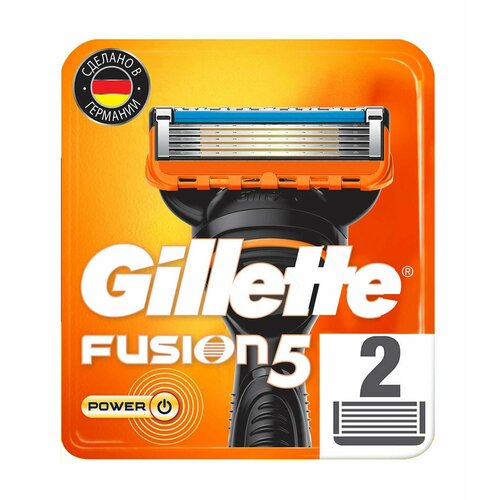 Набор из двух сменных кассет к бритве Gillette Fusion 5 Power набор из двух сменных кассет к бритве gillette skinguard sensitive 2