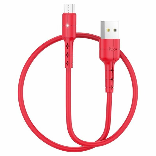 Кабель hoco microUSB 1.2 метра, быстрая зарядка, зарядный шнур, провод для телефона