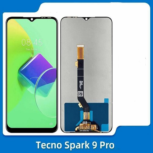 дисплей экран для tecno spark 9 pro sport в сборе с тачскрином черный premium Дисплей для Tecno Spark 9 Pro (KH7N) / Spark 8P (KG7n) / Spark 8T (KG6p) / Infinix Hot 11 (X662) (Helio G70) в сборе с тачскрином (черный)