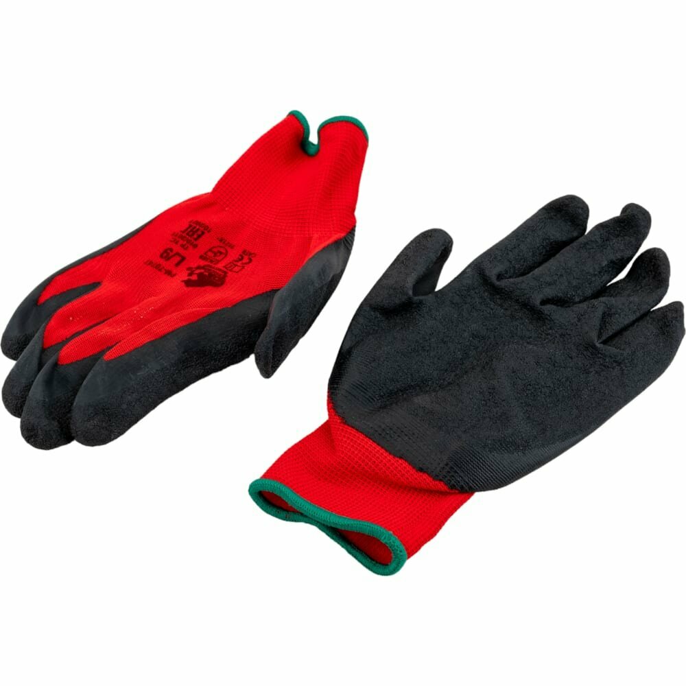 Перчатки с вспененным латексным обливом Русский Мастер L2001 р. L/9 2 шт. РМ-70747