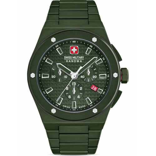 фото Наручные часы swiss military hanowa, зеленый