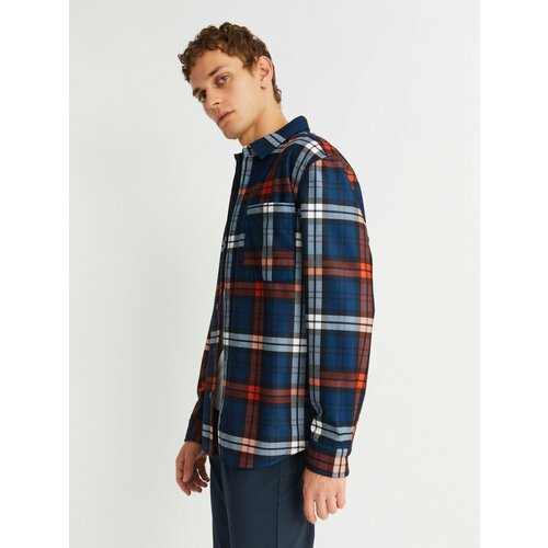 фото Куртка-рубашка zolla, размер xxl, оранжевый