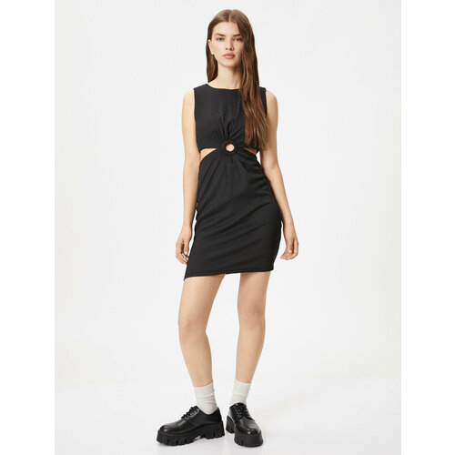 фото Платье koton, размер 42, черный