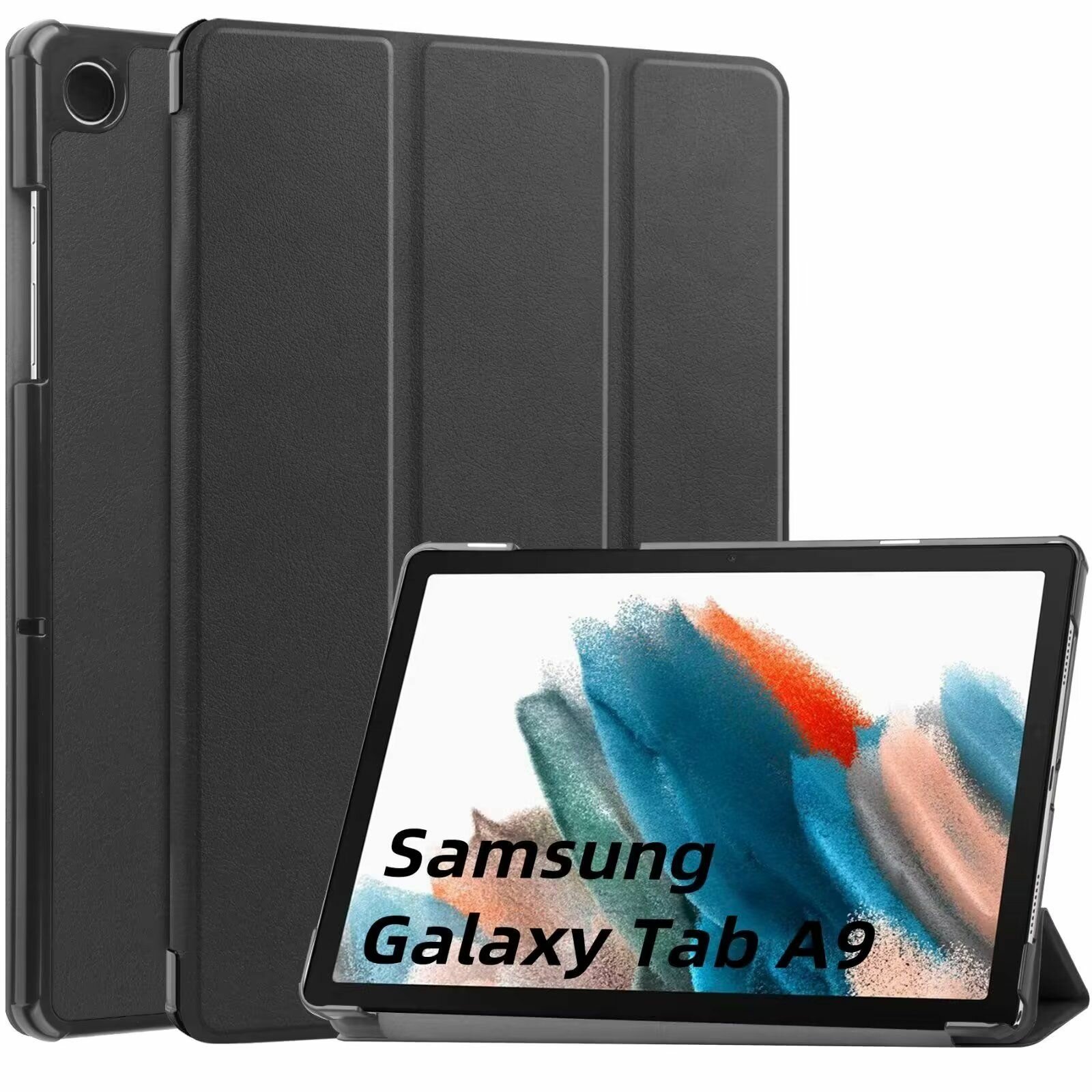 Умный чехол для Samsung Galaxy Tab A9 8.7"/ SM-X110 SM-X115 черный