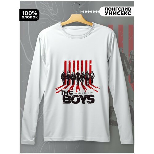 фото Лонгслив бруталити, размер l, белый