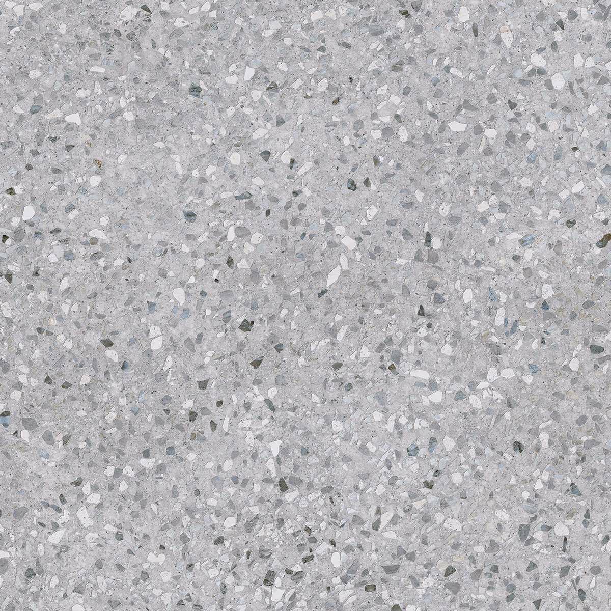 SG632620R Терраццо серый обрезной 60x60x0,9 керам. гранит