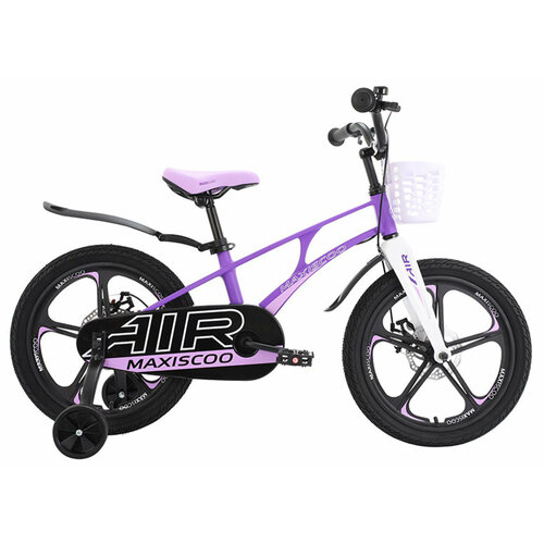 Детский велосипед Maxiscoo Air Deluxe 18 2023 18 Фиолетово-белый 115-130 см 1980000₽