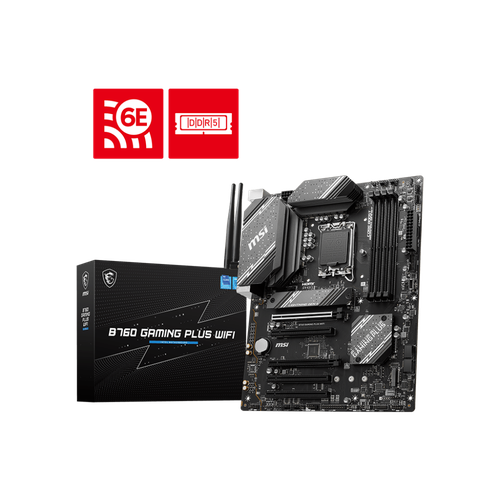 Материнская плата MSI B760 GAMING PLUS WIFI, Socket1700, Intel B760, ATX