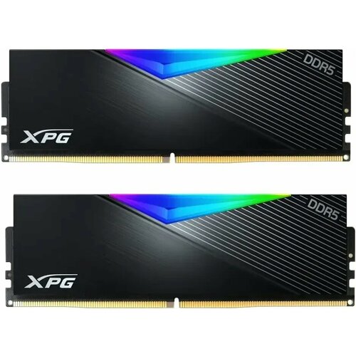 Оперативная память 64Gb DDR5 6400MHz ADATA XPG Lancer RGB AX5U6400C3232G-DCLARBK 2x32Gb KIT 29500₽