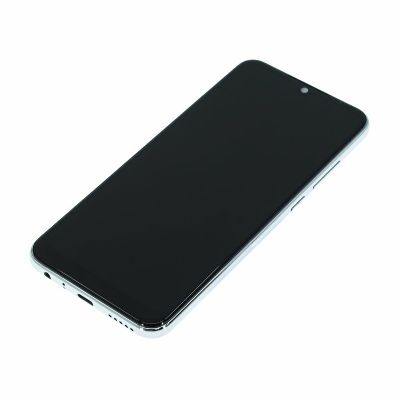 Дисплей для Xiaomi Redmi Note 8T (в сборе с тачскрином) в рамке, серебро, 100%