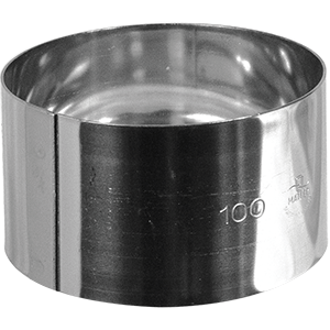 Кольцо кондитерское; сталь нерж; D=10, H=6см, Matfer, QGY - 402246