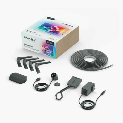 Цветная светодиодная подсветка Nanoleaf 4D Screen Mirror + Lightstrip Kit для ТВ до 65