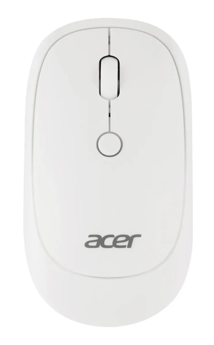 Мышь Acer OMR138 белый оптическая (1600dpi) беспроводная USB (4but)