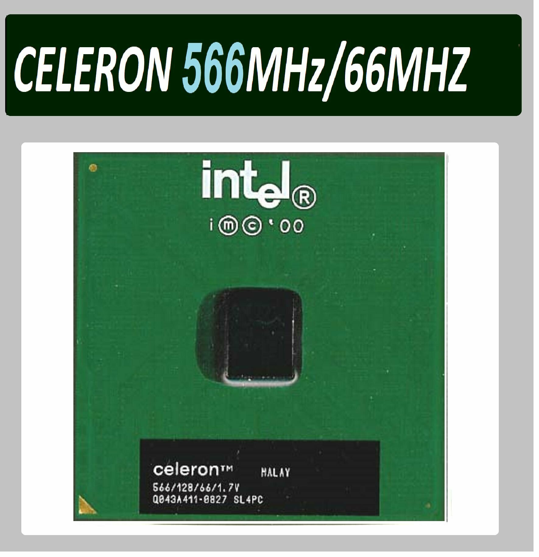 Intel Celeron 566 MHz / 66 MHz CopperMine PGA370 OEM, 566 МГц (66) ОЕМ версия