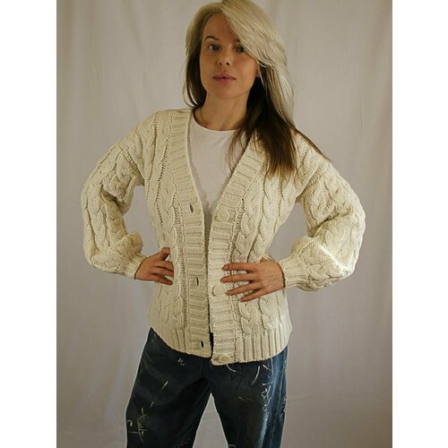 Кардиган, размер S, белый