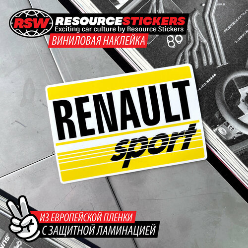 Наклейка Renault sport 9х6