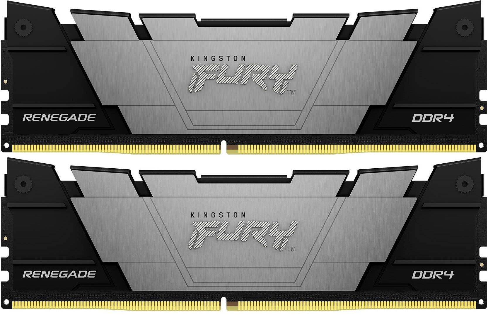 Модуль памяти Kingston 32GB DDR4 3200 DIMM FURY Renegade Black XMP KF432C16RB12K2/32 kit 2*16GB Non-ECC, CL16 ,1.35V,