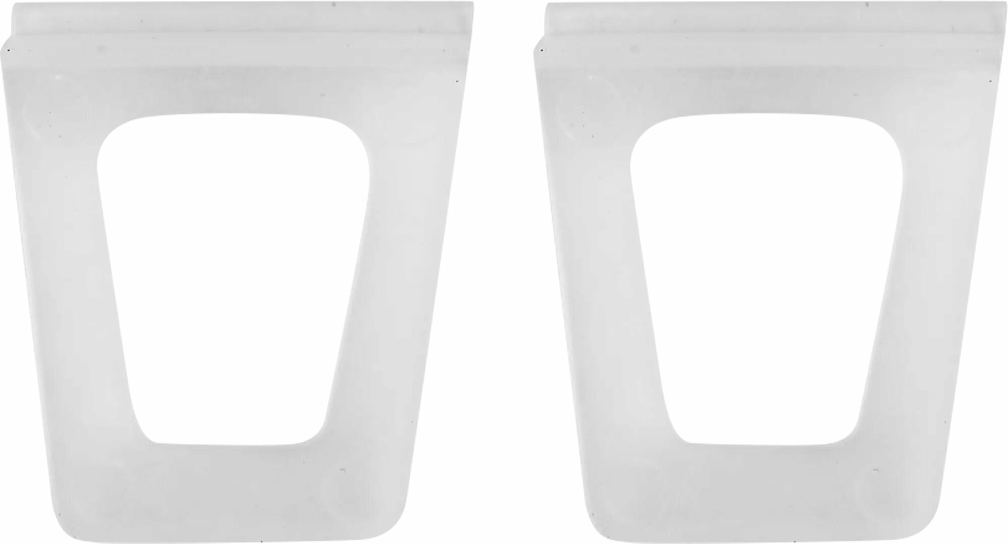 Комплект ручек для антимоскитной сетки Tech-Krep, 5x2.7 см, полиэстер прозрачный 2 шт.