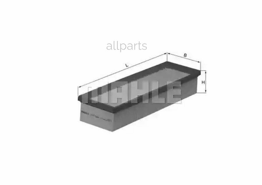 MAHLE LX1451 Mahle Фильтр воздушный LX 1451