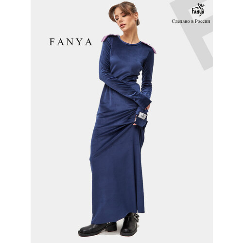 фото Платье fanya, размер 48, синий