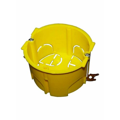 Суппорт Lanmaster Подрозеточная коробка в стену для суппорта 45х45 желтая 436₽