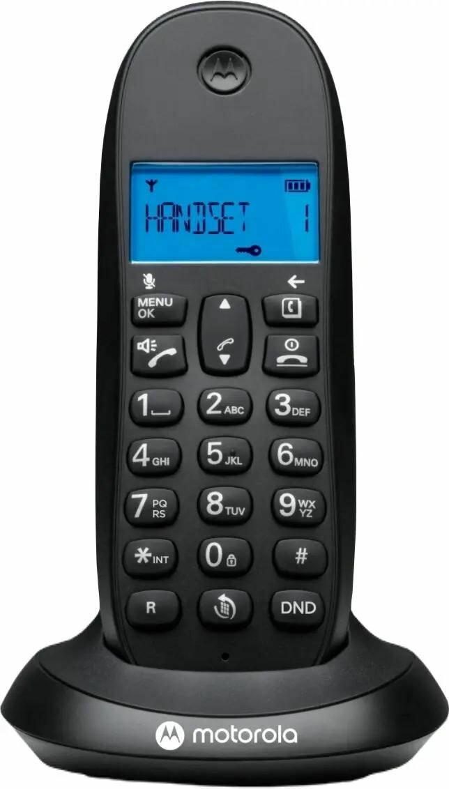 Радиотелефон Motorola C1001СB+, черный [107c1001сb+]